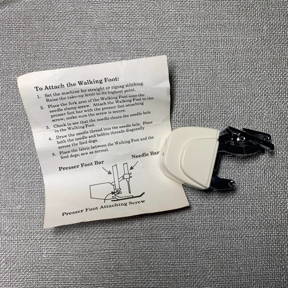 NANCY’S NOTIONS Walking Foot Low Shank Sewing Machine Accessory NEW - Picture 3 of 7